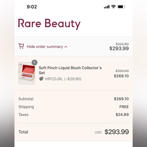 LIMITED EDITION Rare Beauty Blush Vault, includes a blush brush. - Picture 7 of 7